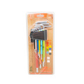 9pcs colorful hex Allen key set